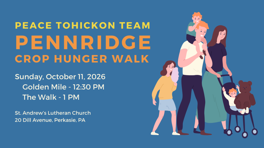 Pennridge CROP Hunger Walk – October 11, 2026