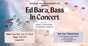 Ed Bara, Bass In Concert