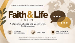 Faith and Life Event