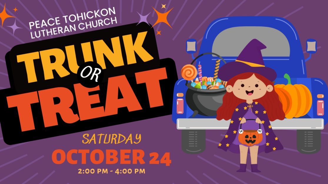 Trunk or Treat – October 24th, 2026 2pm to 4pm