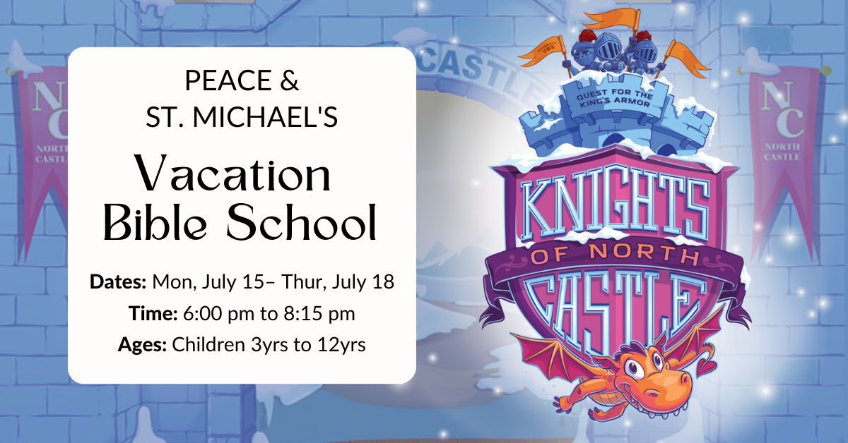 Vacation Bible School – July 15 to July 18, 2024