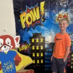 Young hero at Hero Central Vacation Bible School