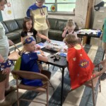 Arts and Crafts during Hero Central Vacation Bible School at Peace Tohickon Lutheran Church