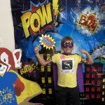 Young hero at Hero Central Vacation Bible School